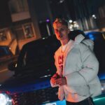 JusHarry New Place Hip Hop Artist with Landrover at Night