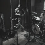 Tidal Water band members at the studio.